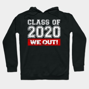 Vintage 'Class of 2020' Senior We Out Graduation Gift Hoodie